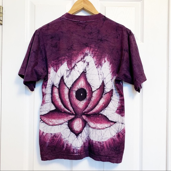 Tie Dye T-Shirt Purple Size Large - Picture 2 of 10